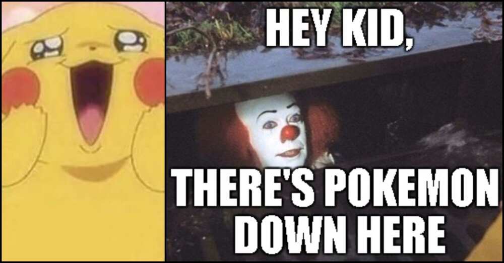 Pikachu face meme