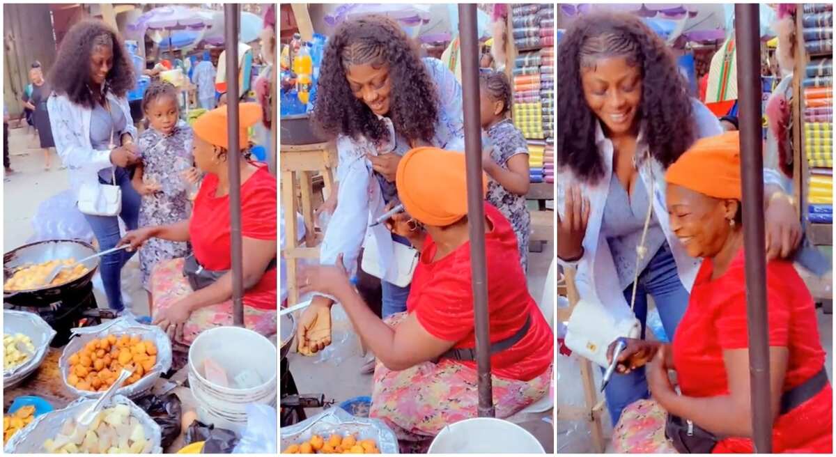 Video: Woman who sells Akara welcomes her daughter who just graduated from university