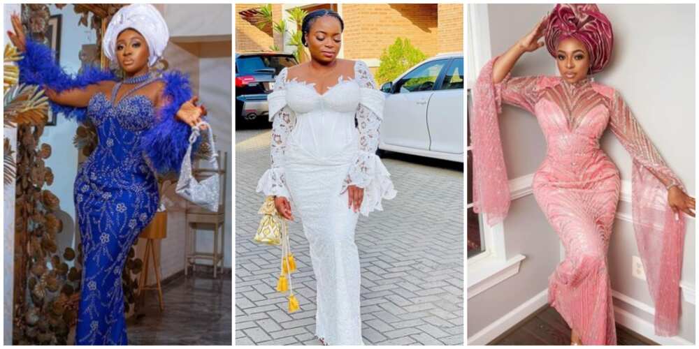 Embrace your curves with stunning corset owambe lace styles