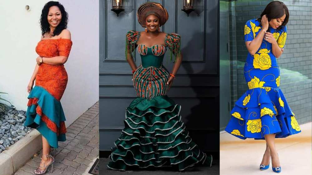 Latest ankara gown 2025 styles for slim ladies