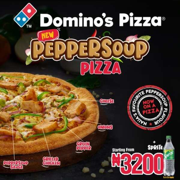 The Arrival of Another Flavor from Dominos: The New Pepper Soup Pizza!