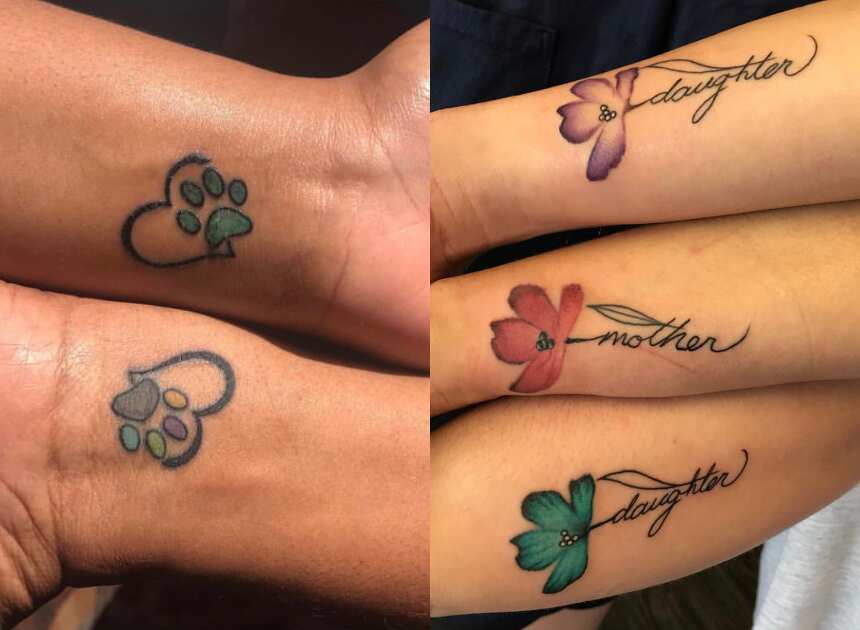 20 Mother and Daughter Matching Tattoos  EntertainmentMesh
