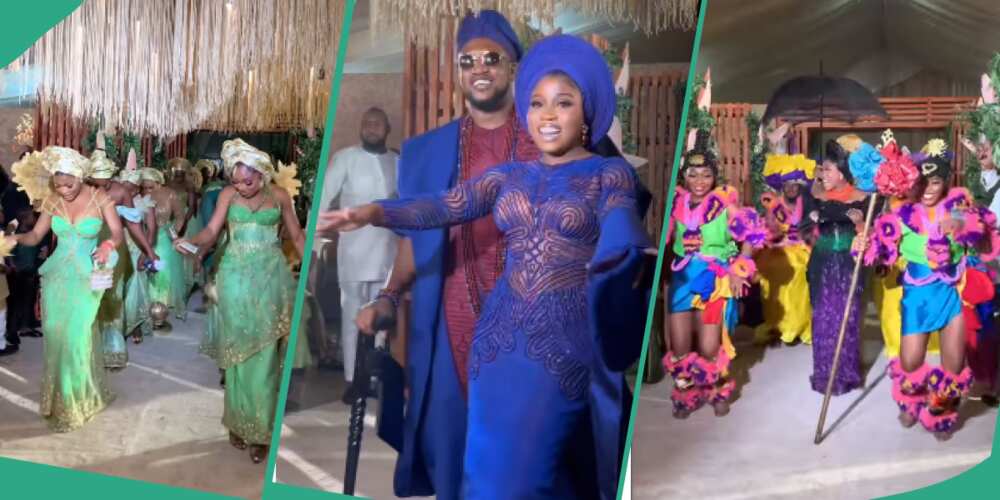 Videos from Veekee James' traditional wedding.