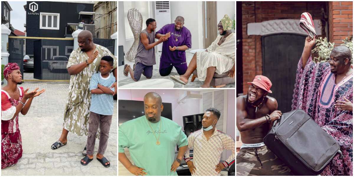 7 times Don Jazzy has supported rising Instagram comedians by featuring in their skits