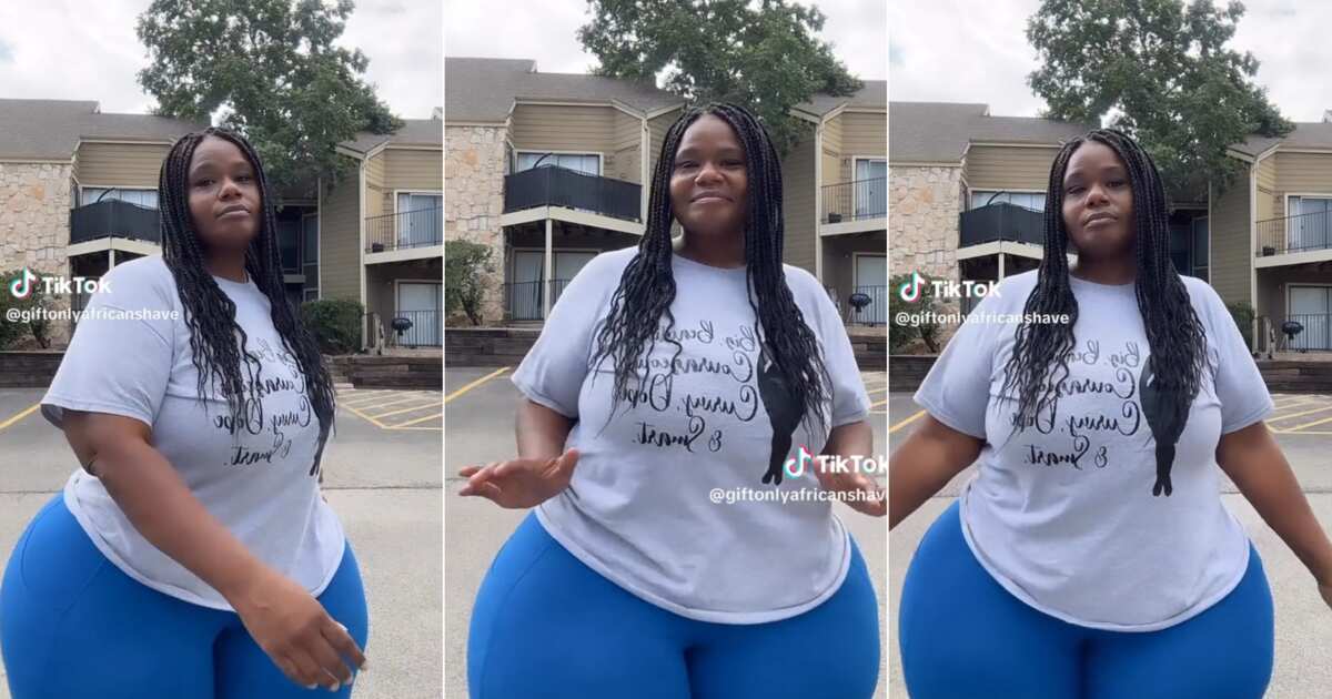 Endowed woman goes viral after sharing photos of her curves