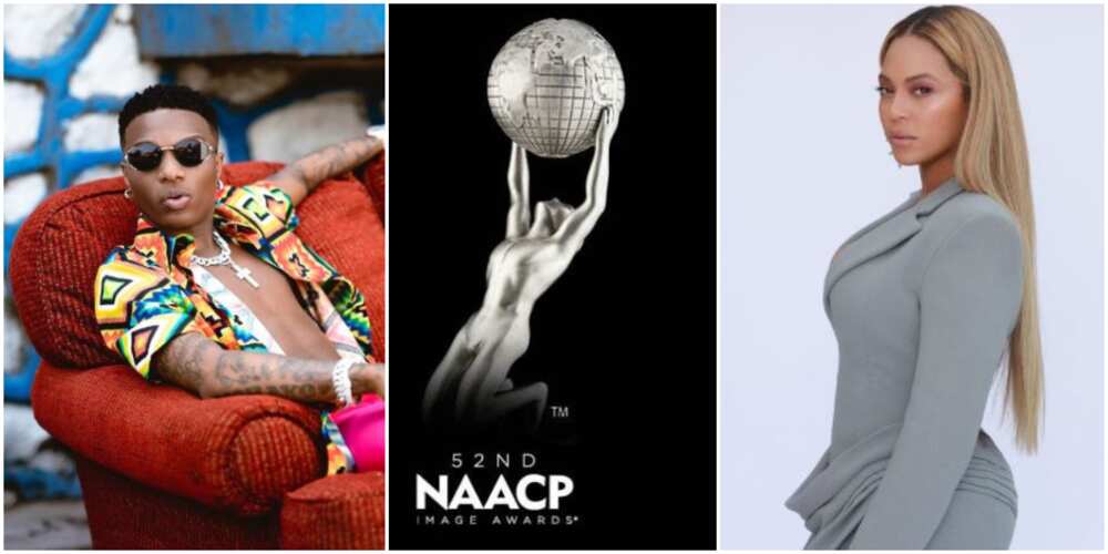 Another One in the Bag: Nigerians React as Wizkid, Beyonce, Win NAACP Award after Bagging Grammy