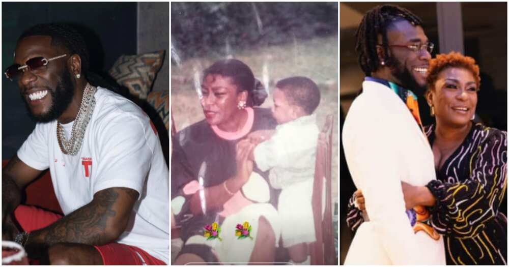 Photos of Burna Boy and his mum Photos of Burna Boy and his mum