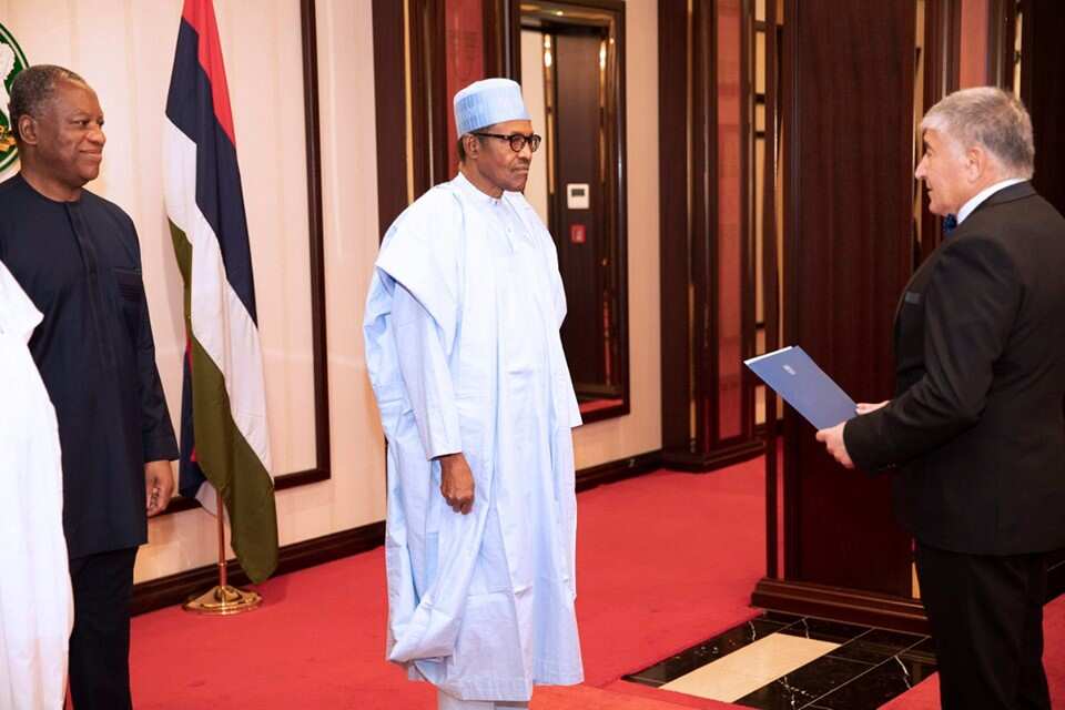 Buhari received letters of credence from 2 new Nigeria envoys