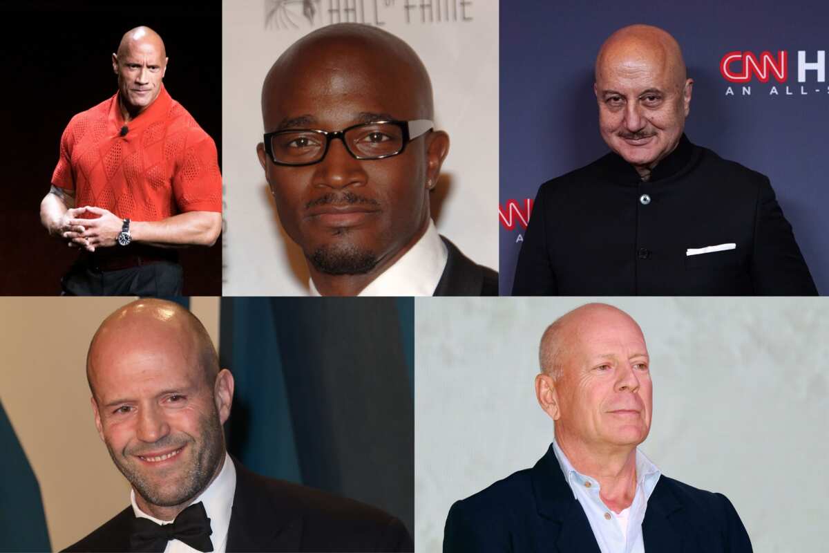 50 Famous Bald Actors Every Movie Buff Will Easily Recognise - Legit.ng