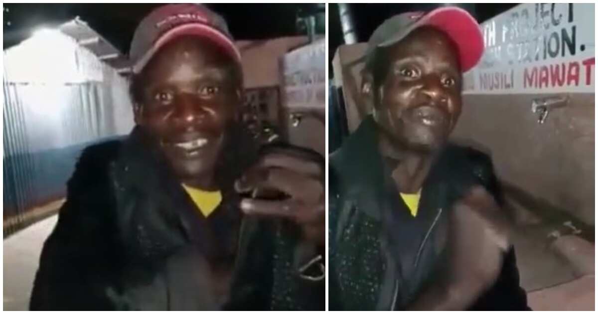 Pls lock me up, man with no place to stay at night begs police officers profusely, video stirs mixed reactions