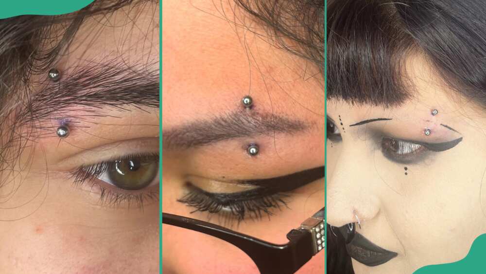 Eyebrow piercings