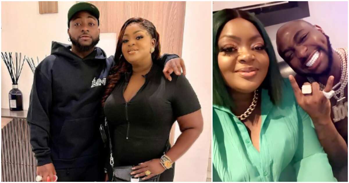 Actress Eniola Badmus thanks Davido for his unwavering support in heartwarming post, fans gush over their friendship