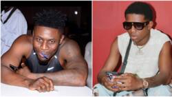 "I'll use your money to eat groundnut": Obafemi Martins tells Small Doctor, singer asks him to send bank account