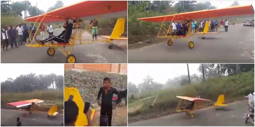 Kenneth Akobundu: 19-year-old Nigerian boy builds motorbike that looks like helicopter