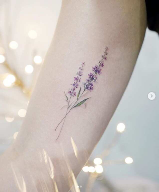 Lavender tattoo