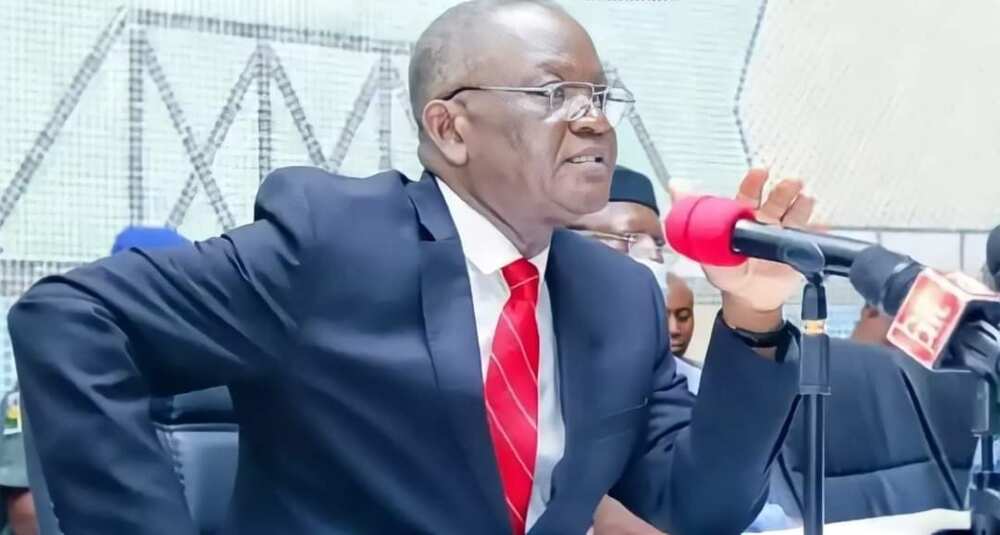 Gwamna Samuel Ortom na jihar Benuwai. Gwamna Samuel Ortom na jihar Benuwai.