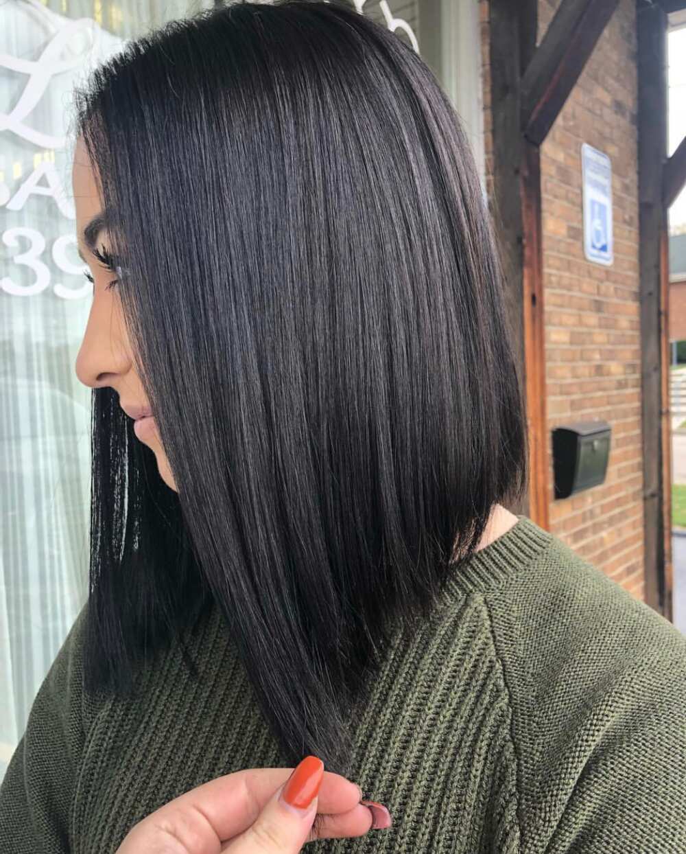 long inverted bob