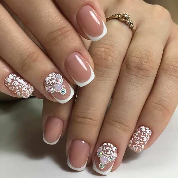 Wedding nails design