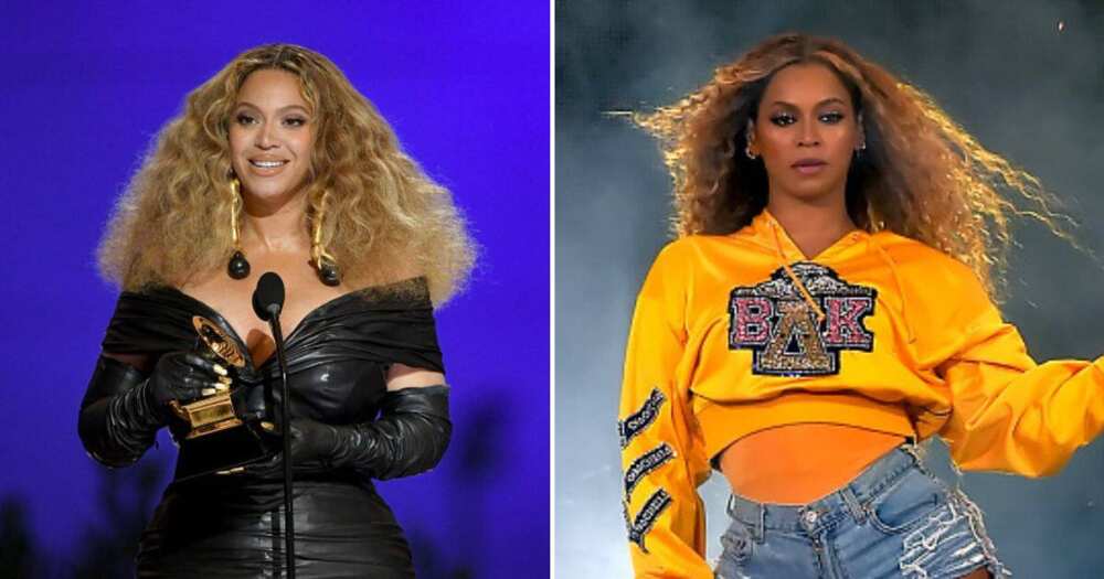 Beyoncé accepts the Best R&B Performance award for 'Black Parade' onstage during the 63rd Annual GRAMMY Awards at Los Angeles Convention Center on March 14, 2021 in Los Angeles, California Beyoncé accepts the Best R&B Performance award for 'Black Parade' onstage during the 63rd Annual GRAMMY Awards at Los Angeles Convention Center on March 14, 2021 in Los Angeles, California