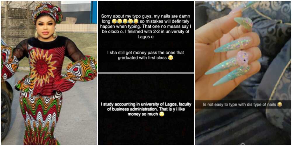 I Had a 2:2 & I’m Richer Than 1st Class Graduates: Bobrisky Brags, Gives Reason for Making Grammatical Errors