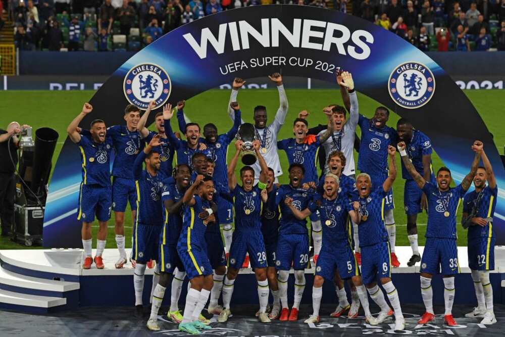Chelsea stars Zouma and Rudiger sing and dance to Tekno's hit song after winning Super Cup
