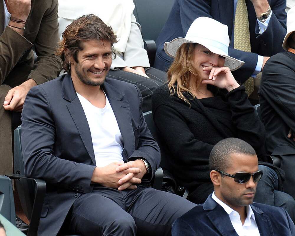 Claire Keim et Bixente Lizarazu