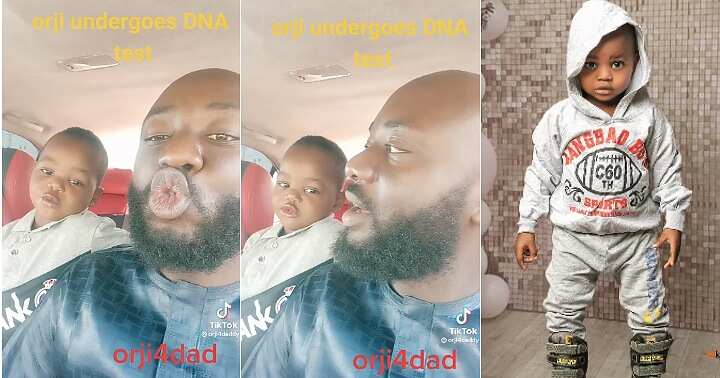 Dad conducts DNA test on son, funny video