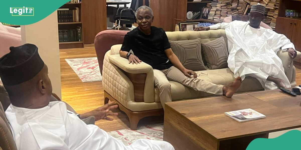 "What's Going On?": Photos Emerge As NSA Nuhu Ribadu Visits El-Rufai At ...