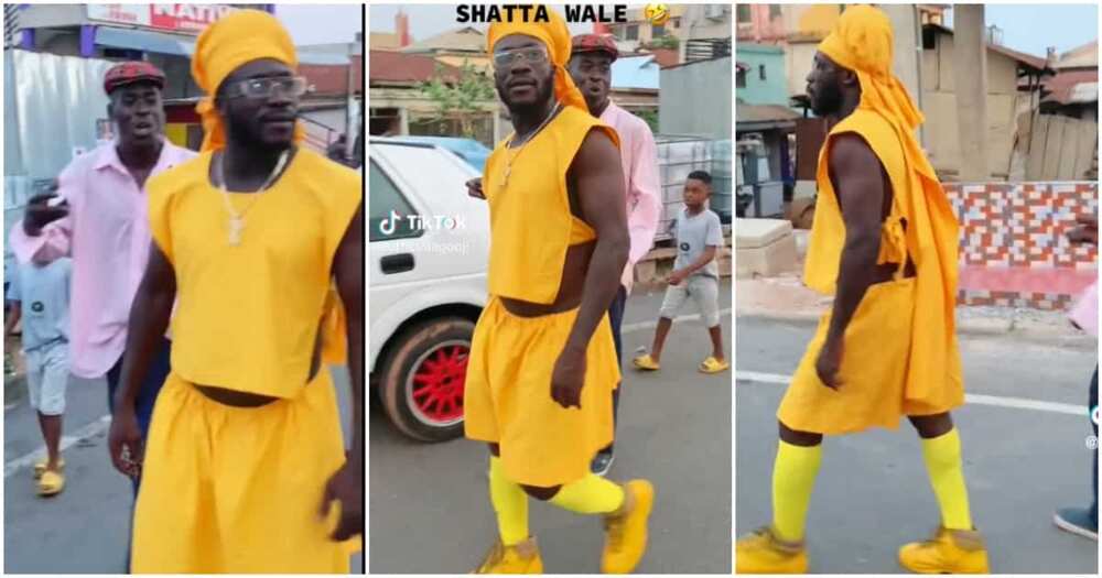 Ras Nene in yellow Outfit Ras Nene in yellow Outfit