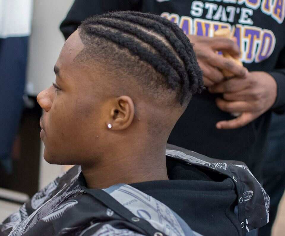 Braided style with fade