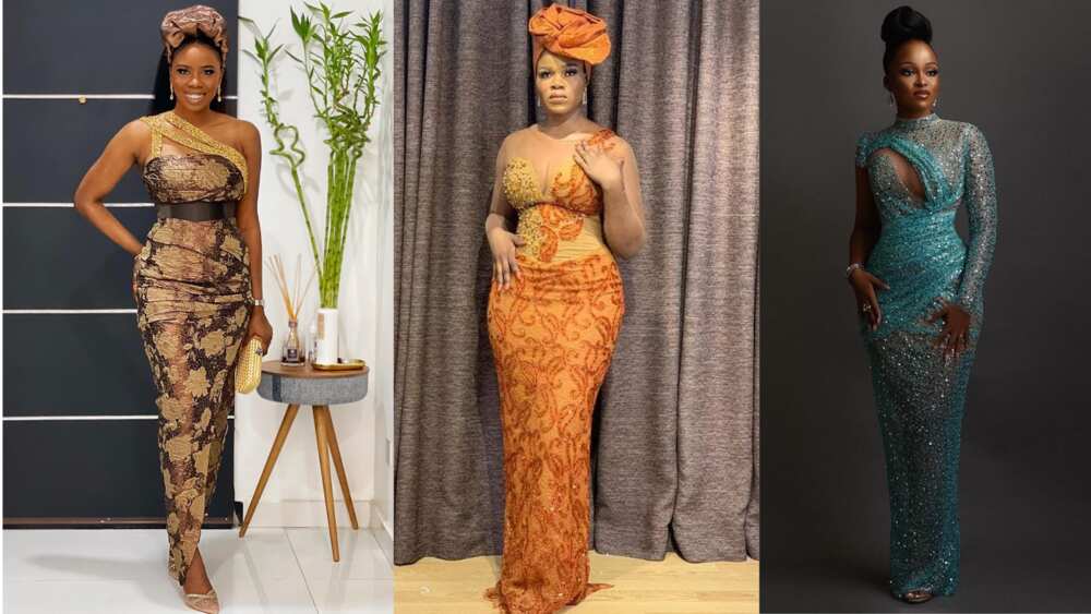 50 latest Nigerian lace styles and designs in 2024 (photos) 