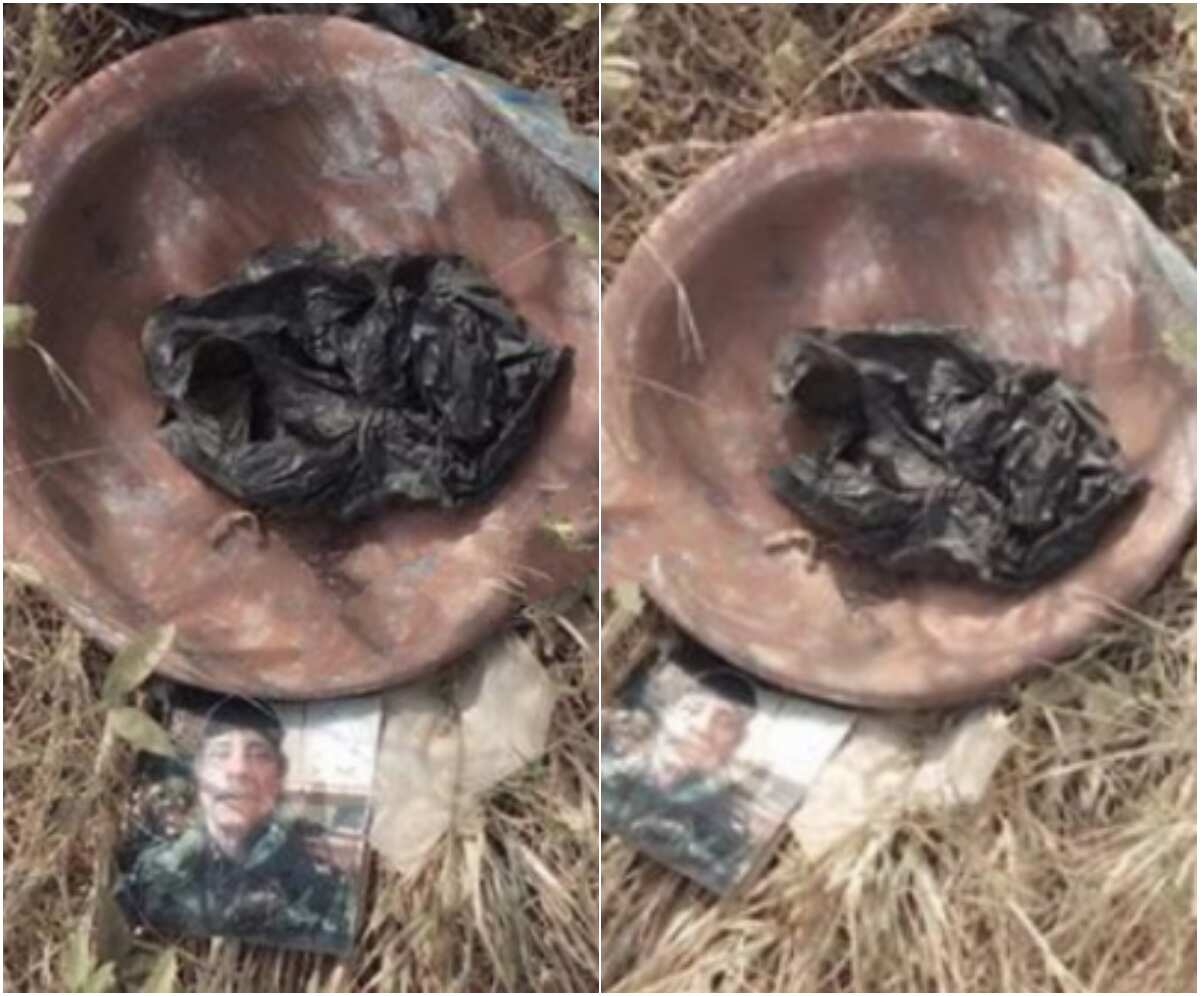 Oyinbo man’s photo found in sacrifice in Ogun state