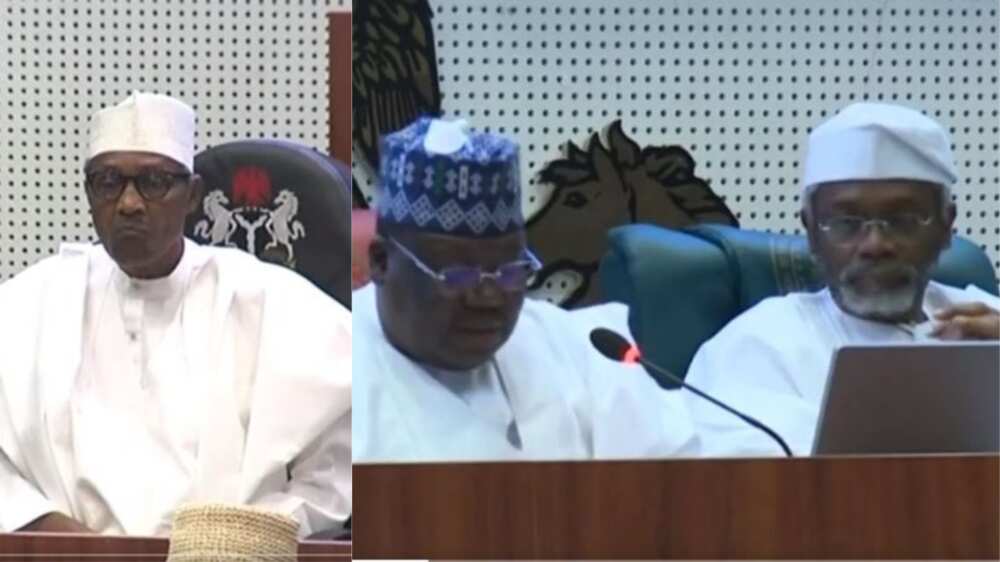 President Muhammadu Buhari/Ahmed Lawan/Femi Gbajabiamila/APC/2023 appropriation bill