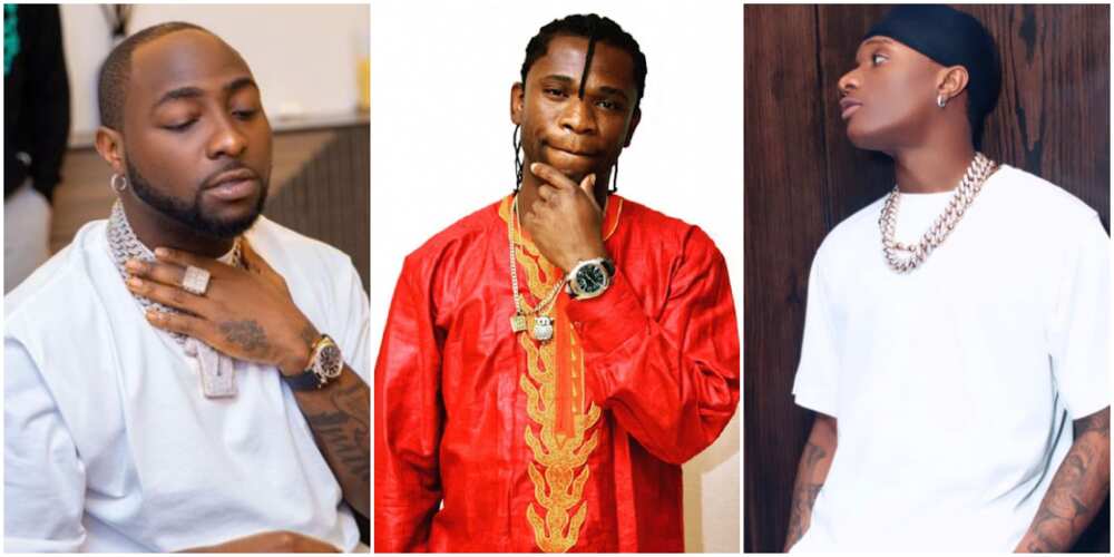 Davido, Speed Darlington, Wizkid