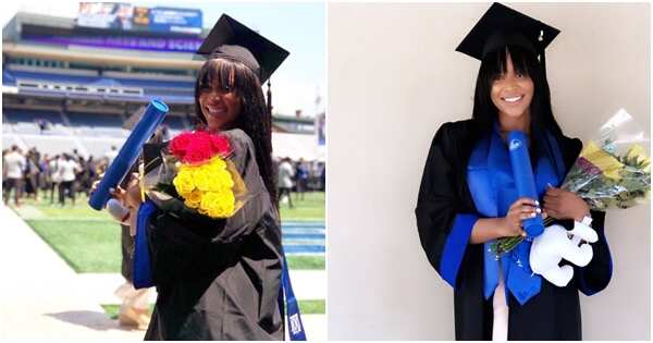 Davido’s second baby mama Amanda graduates from US university (photos)