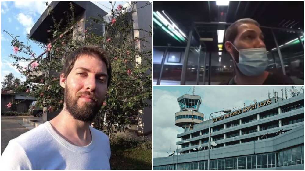 You Can Pay Anybody to Have Your Way: Oyinbo Man Visits Nigeria 1st Time, Laments in Video About Lagos Airport