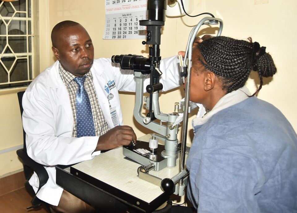 Meet Patrick Kibe, eye surgeon in hospital he worked as a cleaner