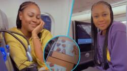 Ghanaian actress Yvonne Nelson shares details of lavish plane trip, video elicits sweet remarks