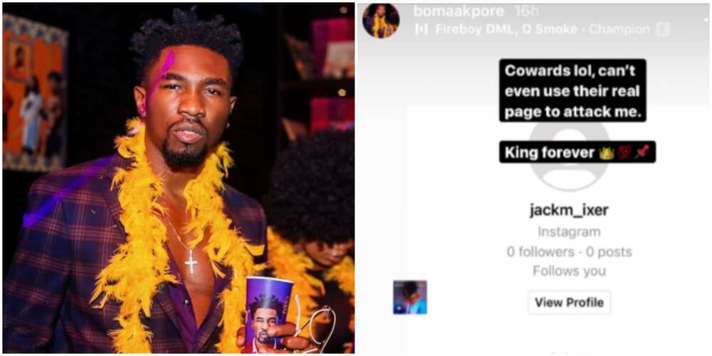 BBNaija’s Boma blasts troll