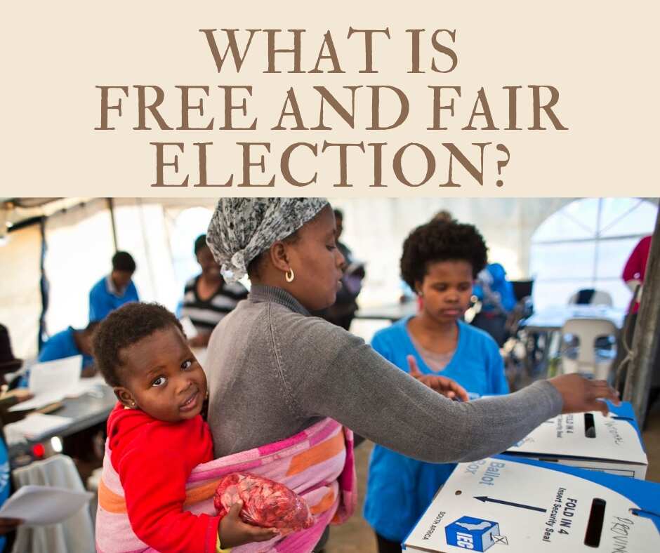 What is free and fair election?
