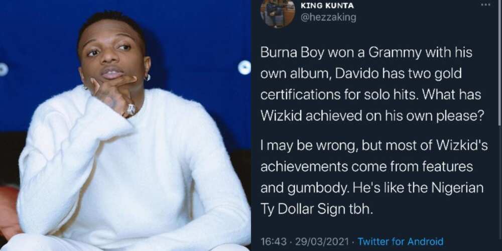 Wizkid’s achievements come from ‘gumbody’: Critic says as he praises Davido and Burna Boy