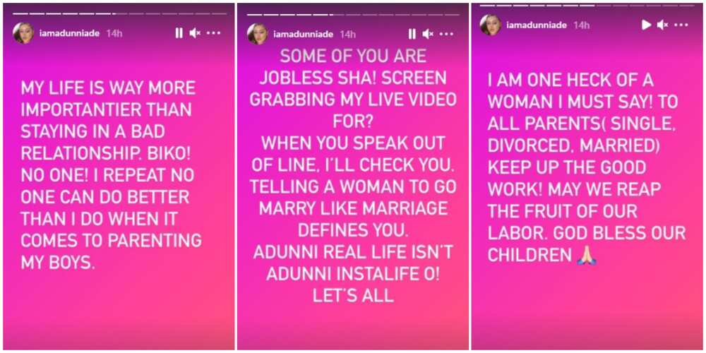 Nollywood actress Adunni Ade reacts after troll advised her to get married