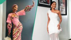 "So glamorous": Adesu Etomi, Jemima Osunde look captivating in bridal dresses, mesmerises fans