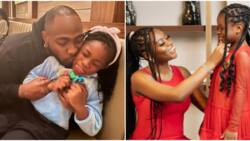 Prayers pour in for Davido's 1st child Imade as she receives drip in hospital, mum Sophia posts video