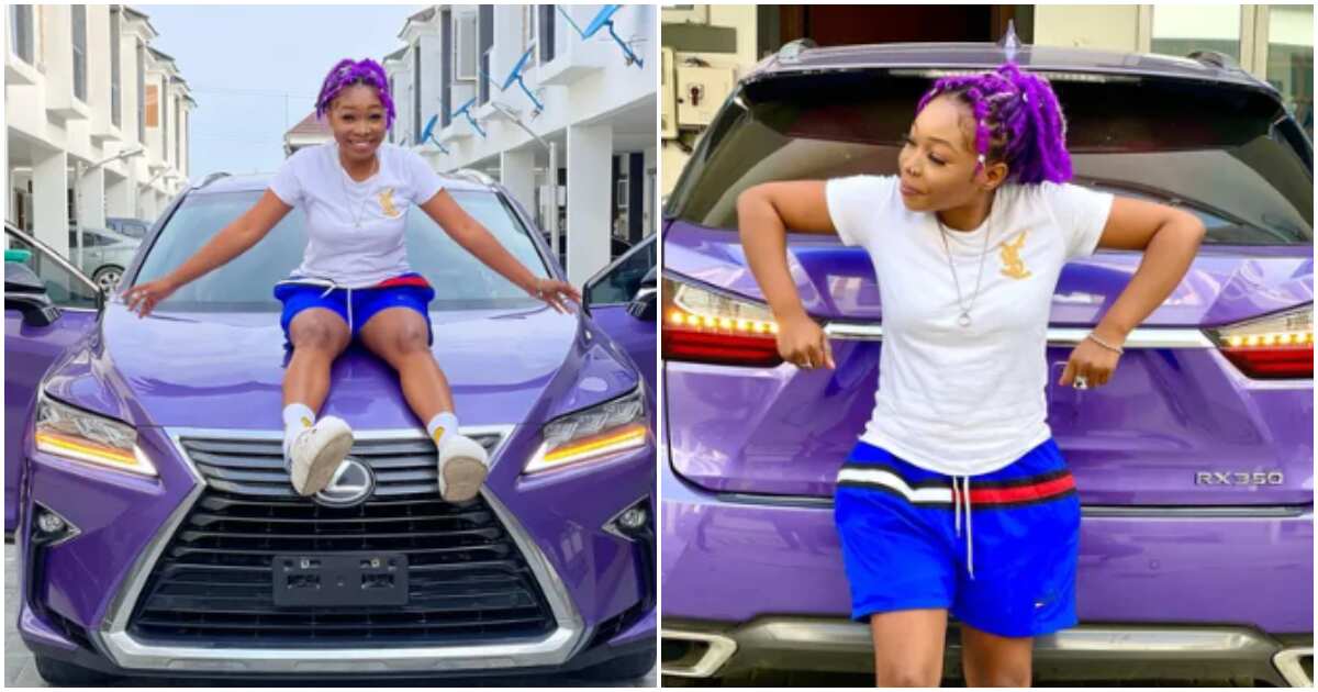 Singer Guchi acquires new Lexus ride, flaunts videos and photos of ride online