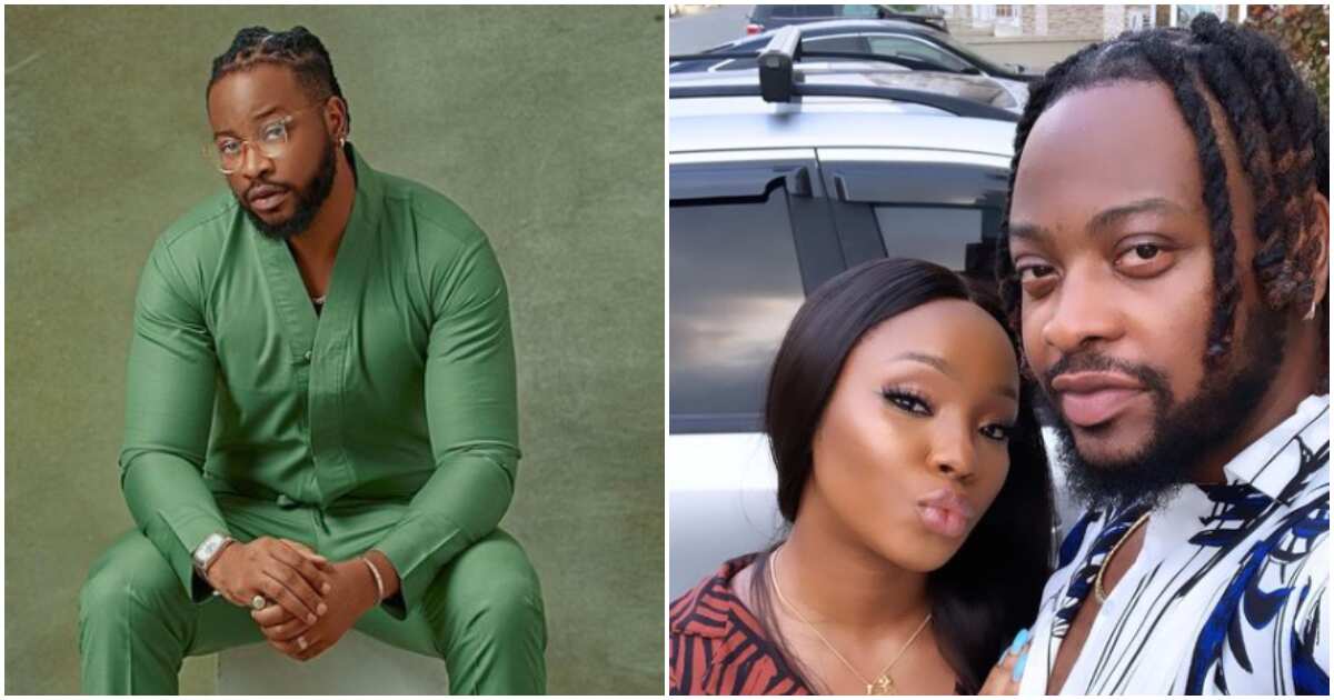 It is not funny: Nigerians drag Teddy A after crying that his wife Bambam wants him to buy dog for her