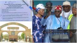 "A townhall different from bala-blu": Tinubu's gaffe appears in Nasarawa University exam, paper goes viral