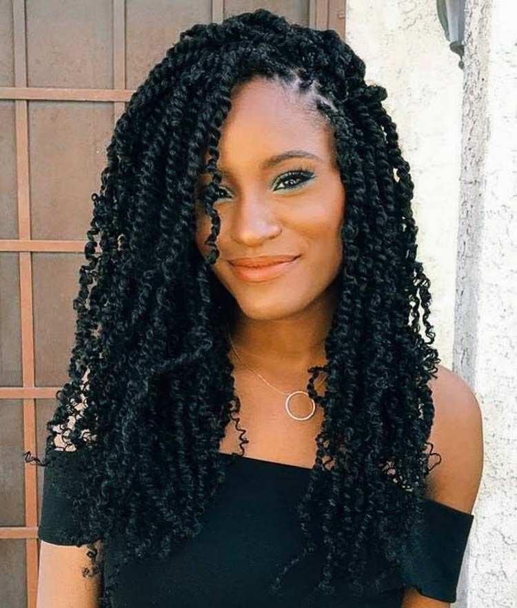 Senegalese twist hairstyles