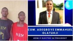 Police arrest SUG President, another student of Federal Poly Ilaro in full cultist regalia during meeting (video)