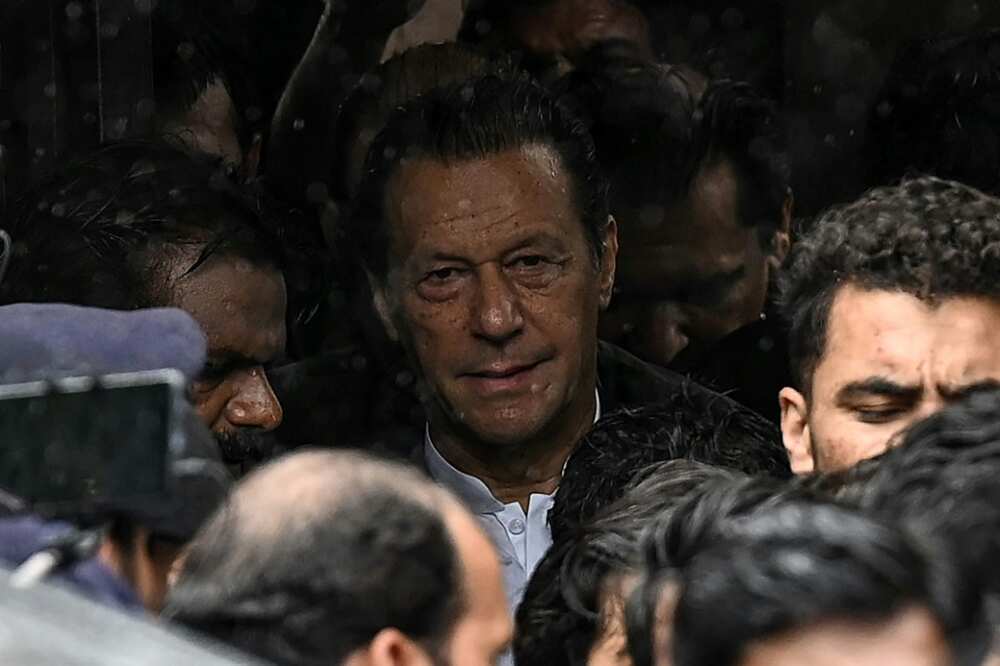 Khan's court appearance is the latest twist in months of political wrangling that began when he was ousted by a vote of no confidence in the national assembly in April